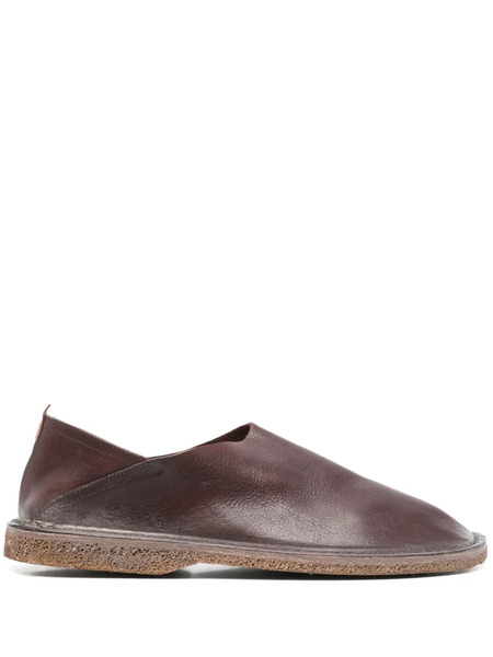  Moma Leather Slippers - Brown 
