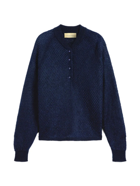  Momoni Honeycomb Jumper - Blue 