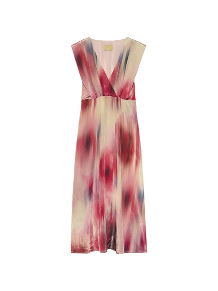  Momoni Libelula V-neck Maxi Dress - Pink 