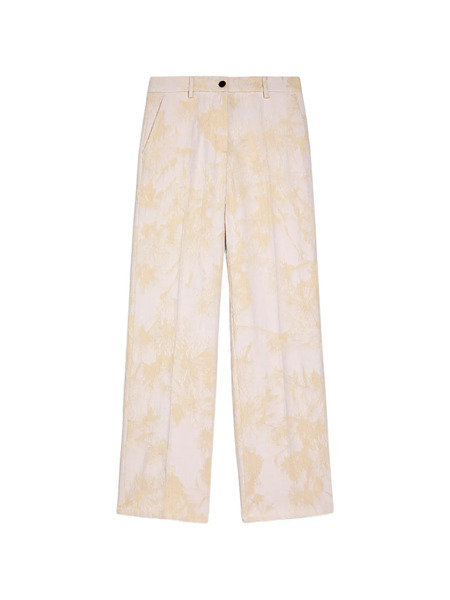 Momoni Milton Jacquard Denim Trousers - Neutrals 