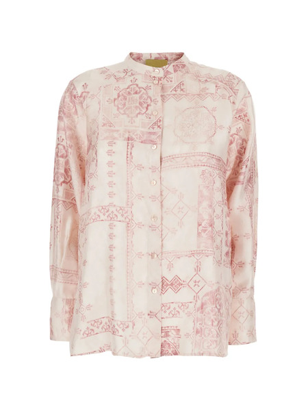  Momoni Patterned Shirt - Pink 