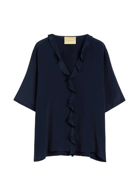  Momoni Salvia Blouse - Blue 