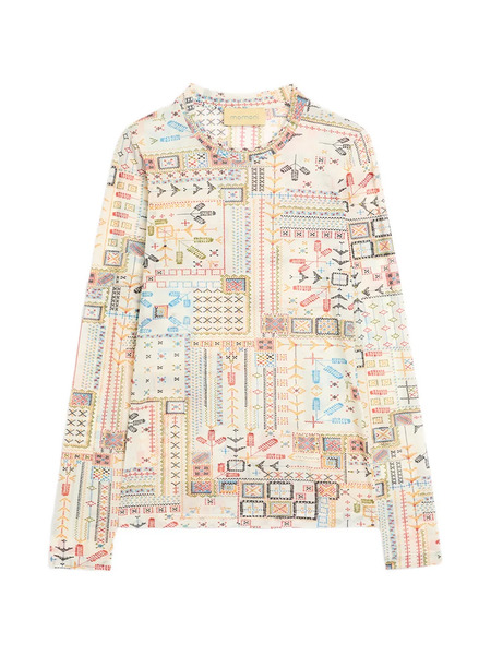  Momoni Waina Long-sleeves T-shirt - Neutrals 