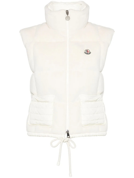  Moncler Arques Fleece-texture Gilet - White 