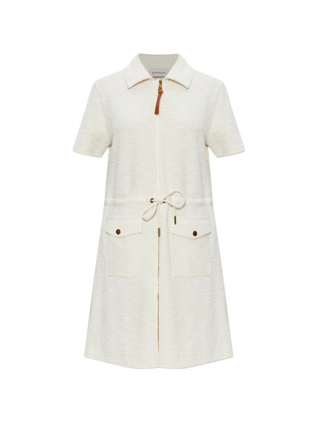  Moncler Bouclé Mini Dress - Neutrals 