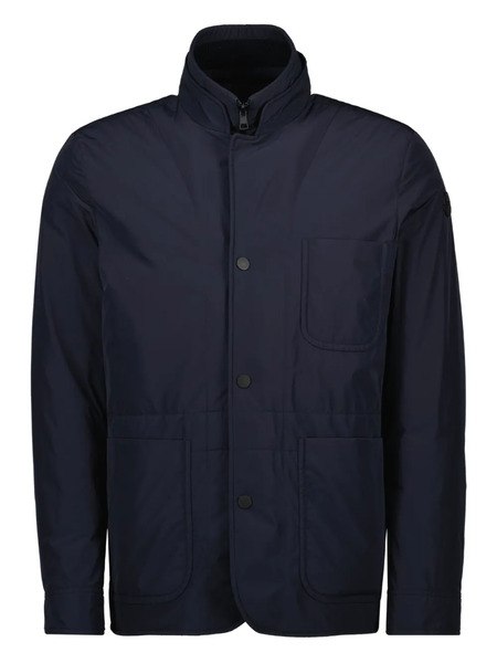  Moncler Brieuc Down Shirt Jacket - Blue 