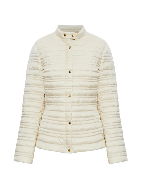  Moncler Buttoned Puffer Jacket - Neutrals 
