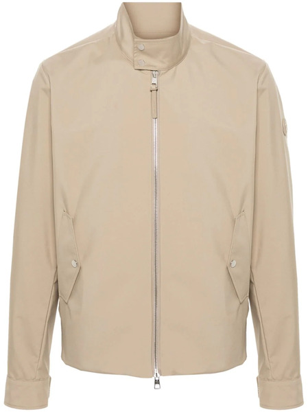  Moncler Chaberton Appliqué-logo Jacket - Neutrals 