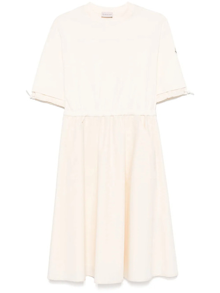  Moncler Cotton Midi Dress - Neutrals 