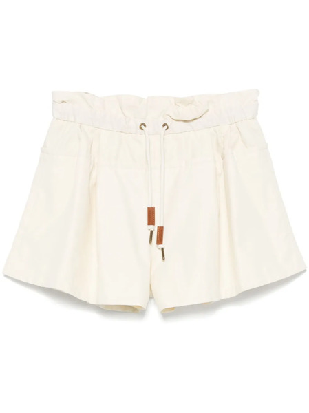  Moncler Drawstring-waist Shorts - Neutrals 