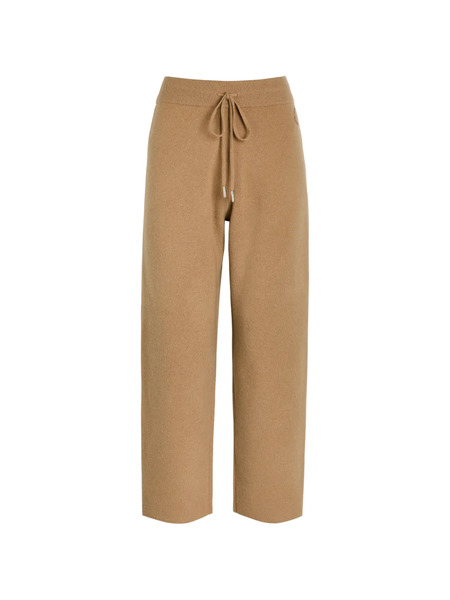  Moncler Drawstring Wool And Cashmere-blend Sweatpants - Neutrals 