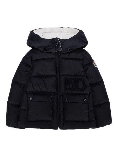  Moncler Enfant Abbaye Puffer Jacket - Blue 