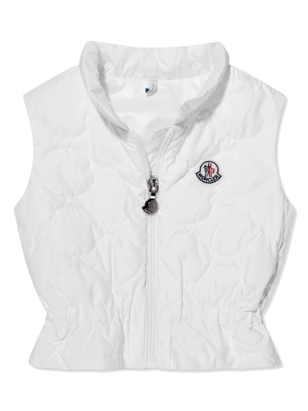  Moncler Enfant Ambertine Quilted Gilet - White 