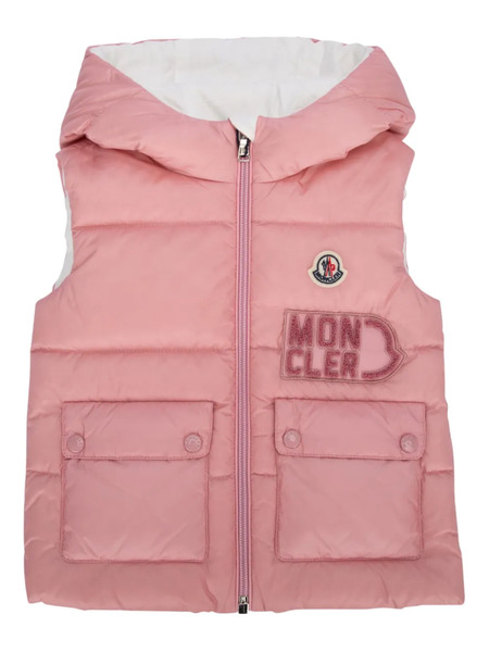  Moncler Enfant Amy Quilted Down Gilet - Pink 