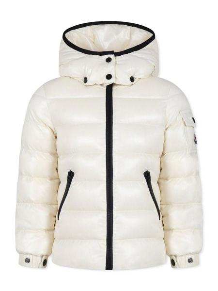  Moncler Enfant Bady Contrast-trim Puffer Jacket - Neutrals 