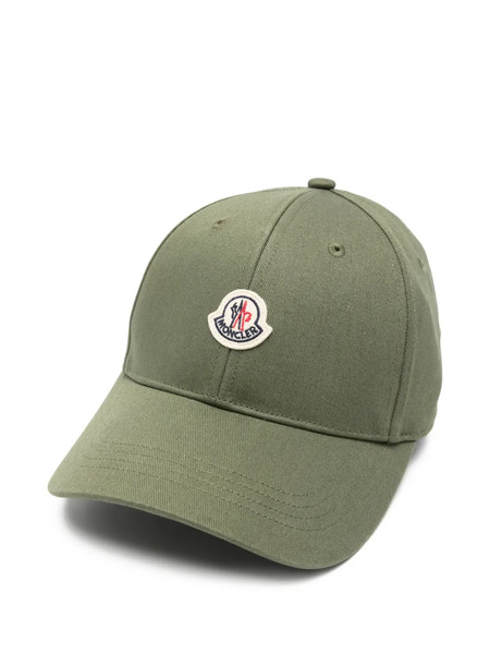  Moncler Enfant Cotton Gabardine Cap - Green 