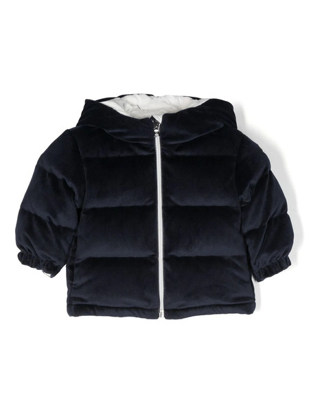  Moncler Enfant Daos Padded Hooded Jacket - Blue 