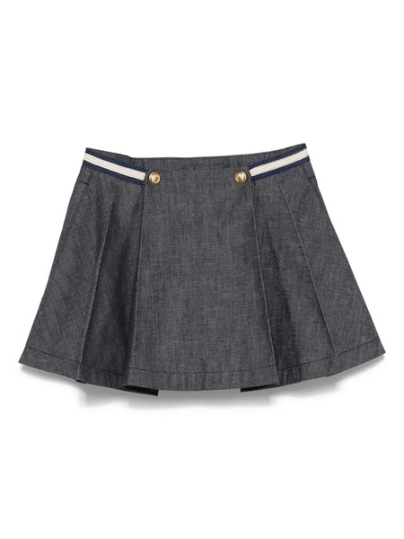  Moncler Enfant Denim Mini Skirt - Blue 