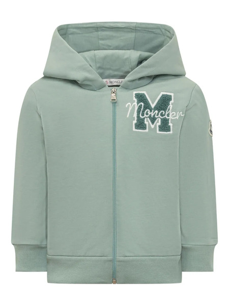  Moncler Enfant Embroidered Teddy-logo Tracksuit Set - Green 
