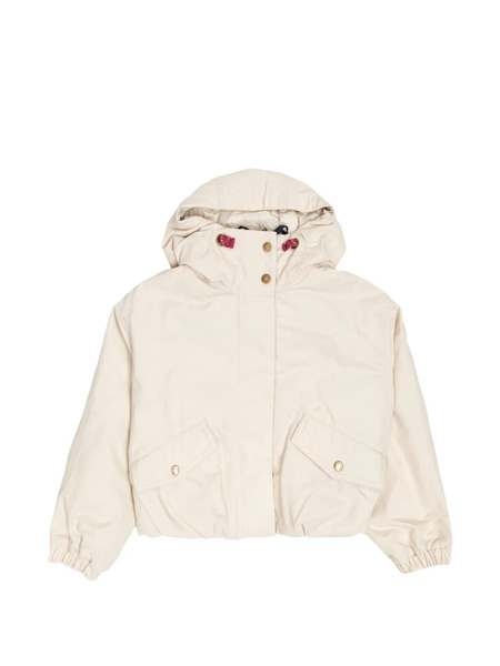  Moncler Enfant Eucalyptus Hooded Jacket - Neutrals 