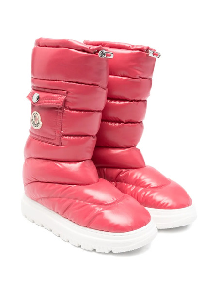  Moncler Enfant Gaia Padded Snow Boots - Pink 