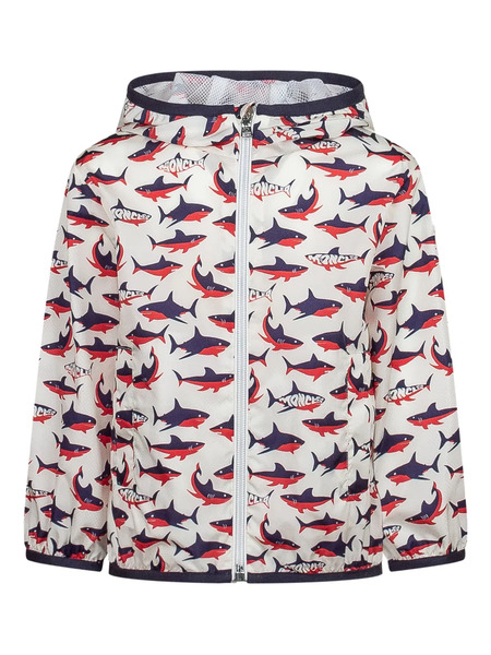  Moncler Enfant Graphic-print Jacket - White 