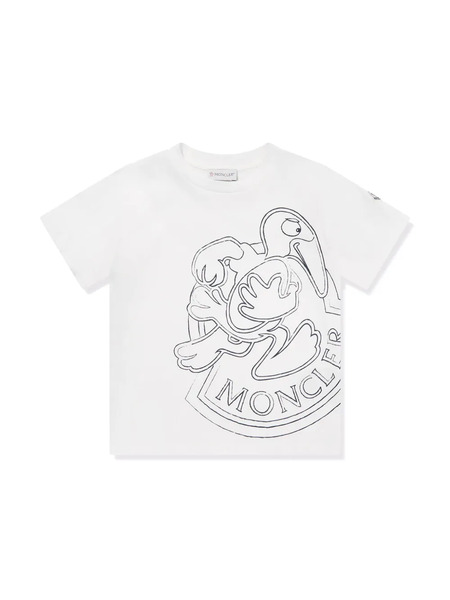  Moncler Enfant Graphic-print T-shirt - White 