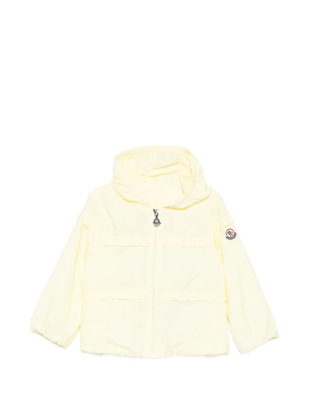  Moncler Enfant Hiti Ruffled Hooded Jacket - Yellow 