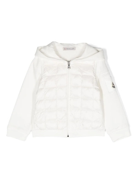  Moncler Enfant Hooded Padded Jacket - White 