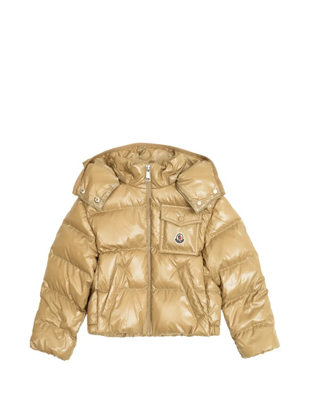  Moncler Enfant Hooded Pocket Jacket - Neutrals 