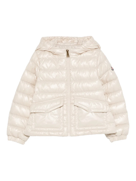  Moncler Enfant Hooded Pocket Jacket - Neutrals 