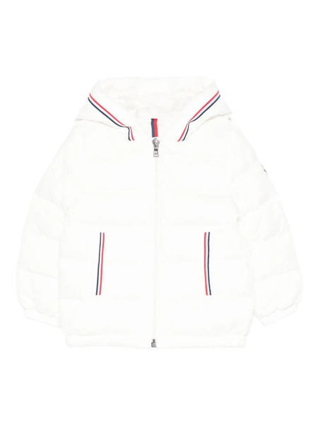  Moncler Enfant Hooded Quilted Jacket - White 