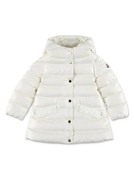  Moncler Enfant Ibida Hooded Puffer Jacket - White 