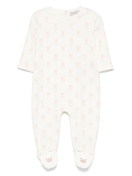  Moncler Enfant Koala-print Pyjamas - White 