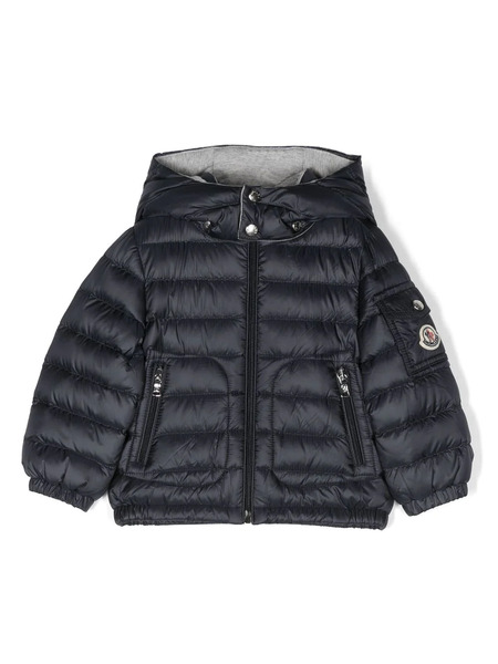  Moncler Enfant Lauros Logo-patch Sleeve Padded Jacket - Blue 