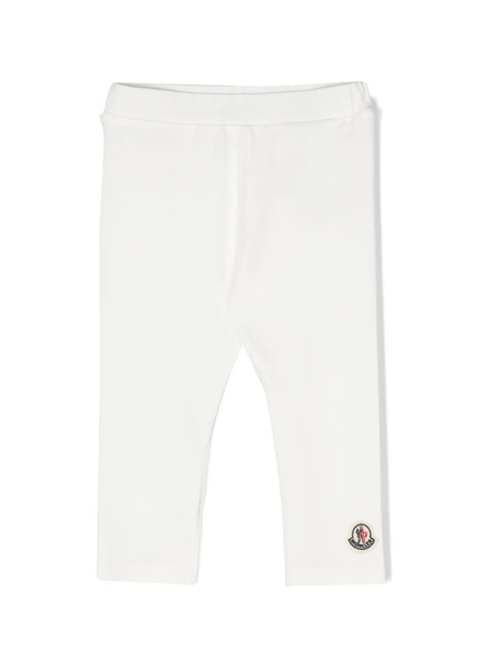  Moncler Enfant Logo-appliqué Leggings - Neutrals 