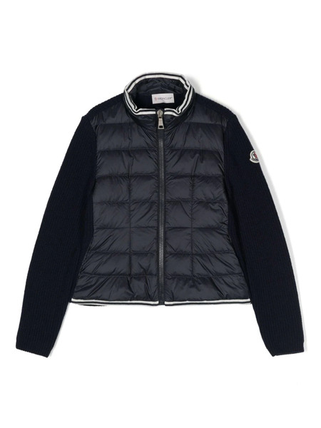  Moncler Enfant Logo-appliqué Padded Jacket - Blue 