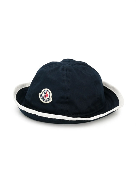  Moncler Enfant Logo Bucket Hat - Blue 