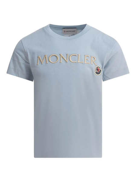  Moncler Enfant Logo-embroidered T-shirt - Blue 