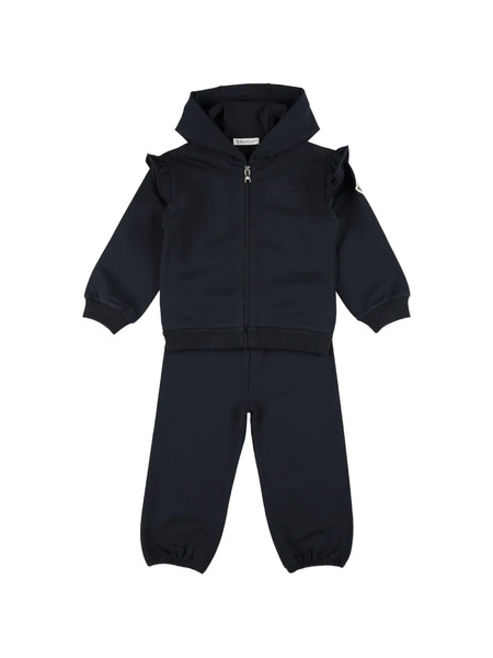  Moncler Enfant Logo-embroidered Tracksuit - Black 