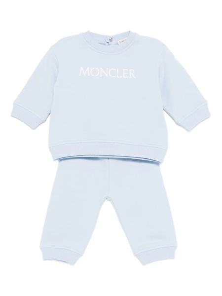  Moncler Enfant Logo-embroidered Tracksuit - Blue 