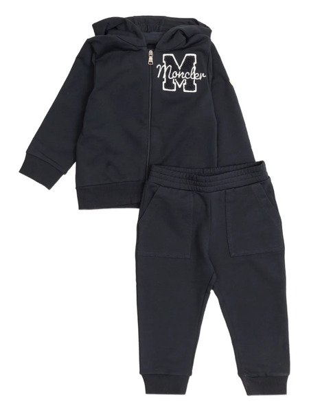  Moncler Enfant Logo-embroidered Tracksuit - Blue 
