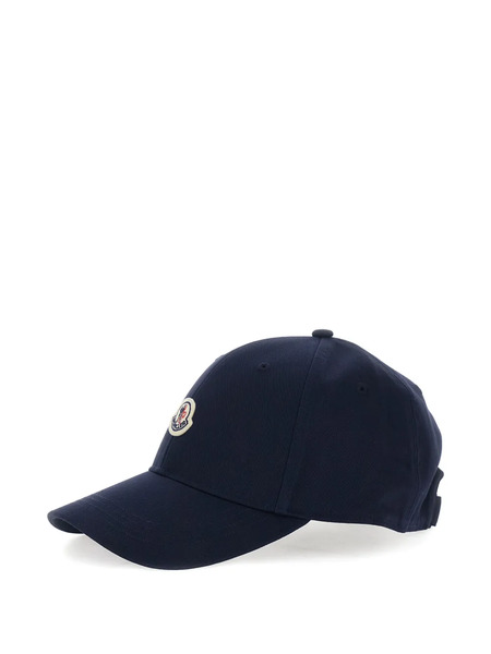  Moncler Enfant Logo Patch Hat - Blue 