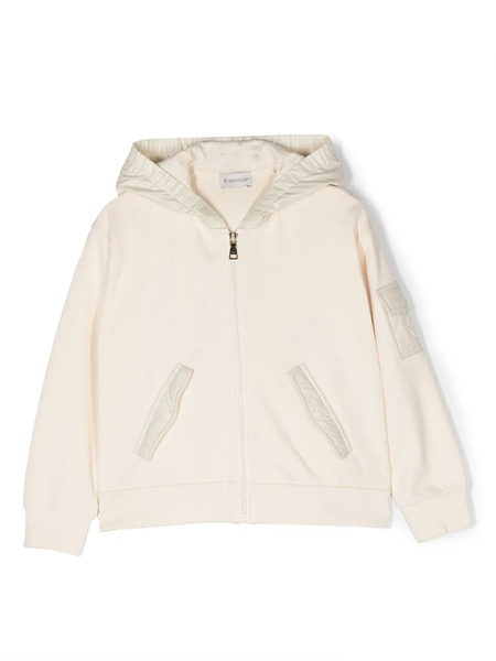  Moncler Enfant Logo-patch Jacket - Neutrals 