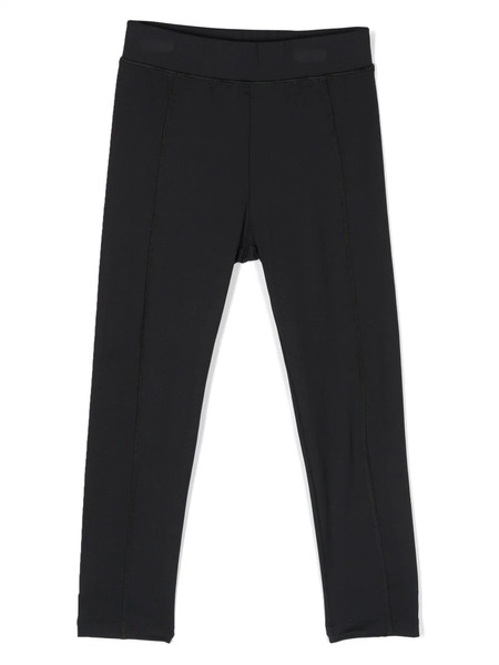  Moncler Enfant Logo-patch Leggings - Black 