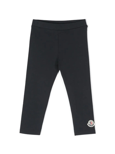  Moncler Enfant Logo-patch Leggings - Blue 