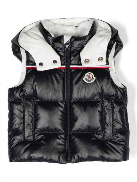  Moncler Enfant Logo-patch Padded Gillet - Blue 
