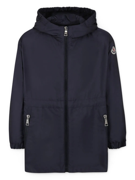  Moncler Enfant Logo-patch Raincoat - Blue 