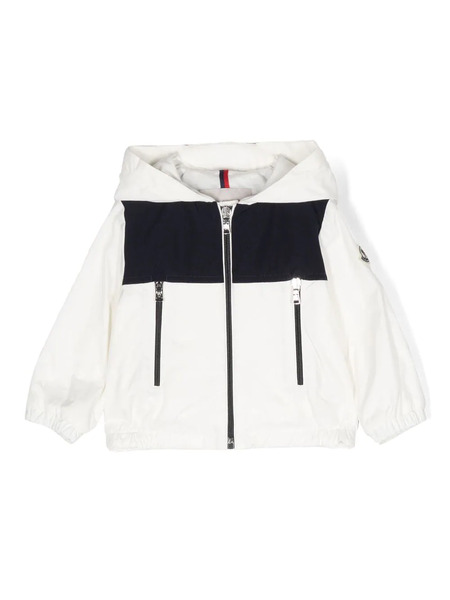  Moncler Enfant Logo-patch Sleeve Hooded Jacket - White 