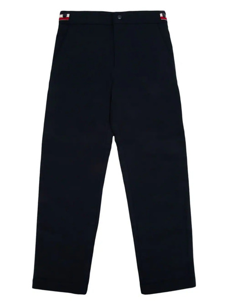  Moncler Enfant Logo-patch Straight Trousers - Blue 